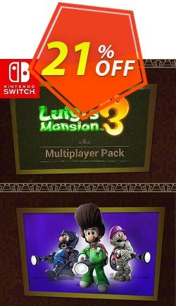 21% OFF Luigi's Mansion 3 - Multiplayer Pack Switch Coupon code