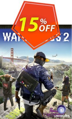 15% OFF Watch Dogs 2 Deluxe Edition PC Coupon code