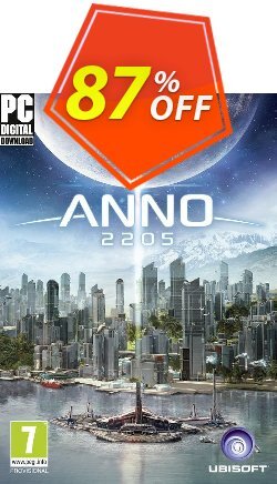 87% OFF Anno 2205 PC Coupon code