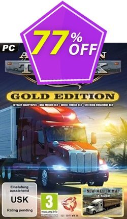 American Truck Simulator Gold Edition PC Coupon discount American Truck Simulator Gold Edition PC Deal - American Truck Simulator Gold Edition PC Exclusive Easter Sale offer 