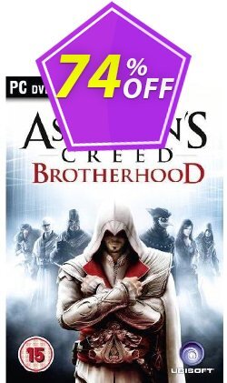 74% OFF Assassin's Creed Brotherhood - PC  Coupon code