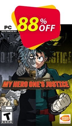 88% OFF My Hero One's Justice PC Coupon code