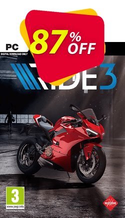 87% OFF Ride 3 PC Coupon code