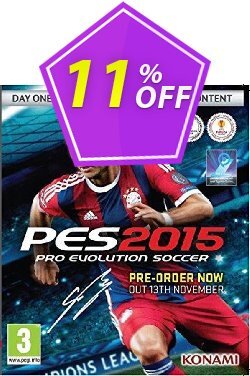 11% OFF PES 2015 PC Discount