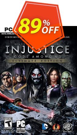 89% OFF Injustice Gods Among Us - Ultimate Edition PC Coupon code