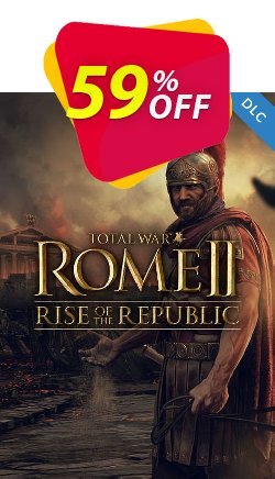 59% OFF Total War ROME II 2 PC - Rise of the Republic DLC Coupon code