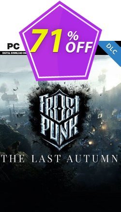 71% OFF Frostpunk: The Last Autumn PC Coupon code