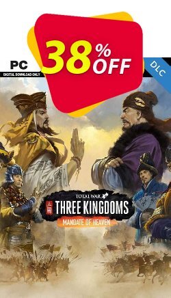 38% OFF Total War Three Kingdoms PC - Mandate of Heaven DLC Coupon code