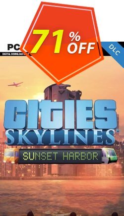 71% OFF Cities: Skylines - Sunset Harbor PC Coupon code