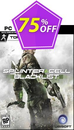 75% OFF Tom Clancy's Splinter Cell Blacklist PC Coupon code