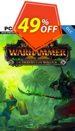 Total War: Warhammer II 2 - The Prophet & The Warlock DLC PC - EU  Coupon discount Total War: Warhammer II 2 - The Prophet &amp; The Warlock DLC PC (EU) Deal - Total War: Warhammer II 2 - The Prophet &amp; The Warlock DLC PC (EU) Exclusive Easter Sale offer 