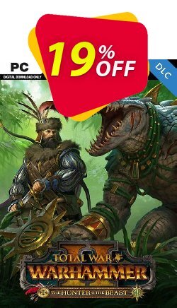 19% OFF Total War: WARHAMMER II 2 PC - The Hunter & The Beast DLC - EU  Coupon code