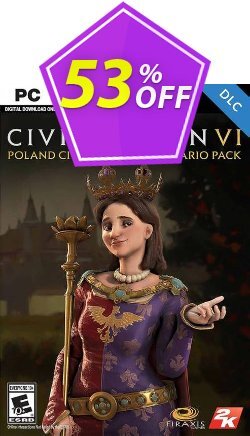 Sid Meier's Civilization VI: Poland Civilization and Scenario Pack PC - WW  Coupon discount Sid Meier's Civilization VI: Poland Civilization and Scenario Pack PC (WW) Deal - Sid Meier's Civilization VI: Poland Civilization and Scenario Pack PC (WW) Exclusive Easter Sale offer 