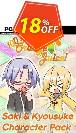 18% OFF 100% Orange Juice Saki & Kyousuke Character Pack PC Coupon code