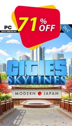 Cities: Skylines - Content Creator Pack Modern Japan PC Deal