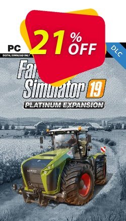 Farming Simulator 19 PC - Platinum Expansion DLC Coupon discount Farming Simulator 19 PC - Platinum Expansion DLC Deal - Farming Simulator 19 PC - Platinum Expansion DLC Exclusive Easter Sale offer 