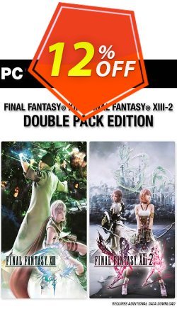 Final Fantasy XIII 13 Double Pack PC Coupon discount Final Fantasy XIII 13 Double Pack PC Deal - Final Fantasy XIII 13 Double Pack PC Exclusive Easter Sale offer 