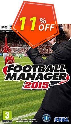 11% OFF Football Manager 2015 PC/Mac Discount