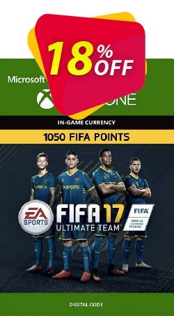 18% OFF Fifa 17 - 1050 FUT Points - Xbox One  Coupon code