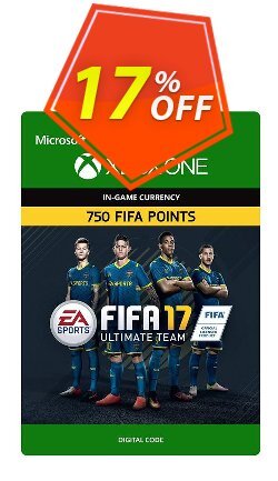 17% OFF Fifa 17 - 750 FUT Points - Xbox One  Coupon code