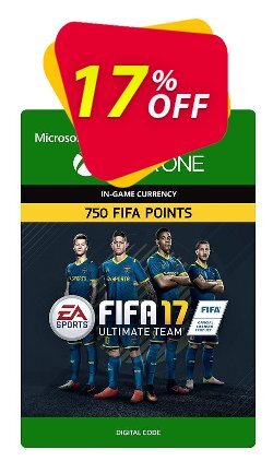 17% OFF Fifa 17 - 750 FUT Points - Xbox One  Coupon code