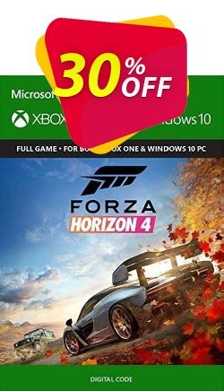 30% OFF Forza Horizon 4 Xbox One/PC - UK  Coupon code