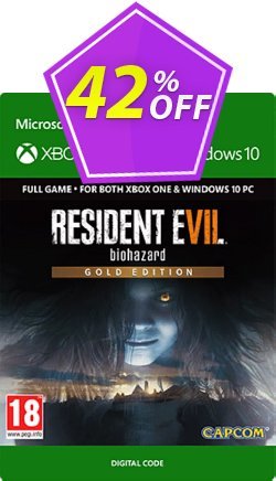 42% OFF Resident Evil 7 - Biohazard Gold Edition Xbox One Coupon code