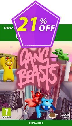 21% OFF Gang Beasts Xbox One - US  Coupon code