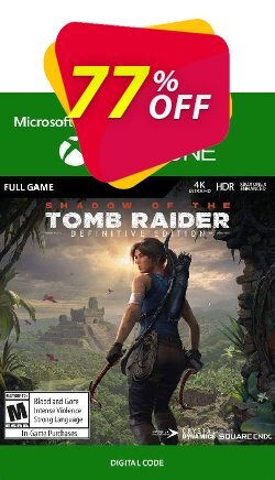 77% OFF Shadow of the Tomb Raider Definitive Edition Xbox One Coupon code