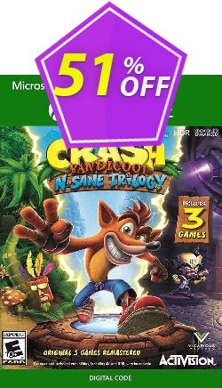 51% OFF Crash Bandicoot N. Sane Trilogy Xbox One - US  Discount