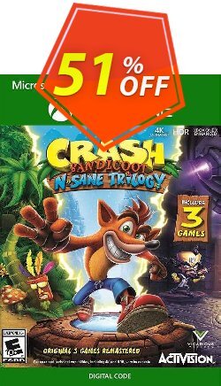 51% OFF Crash Bandicoot N. Sane Trilogy Xbox One - US  Coupon code