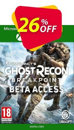 27% OFF Tom Clancys Ghost Recon Breakpoint Beta Xbox One Discount