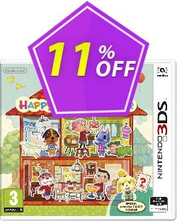 11% OFF Animal Crossing: Happy Home Designer 3DS - Game Code Coupon code