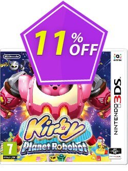 11% OFF Kirby Planet Robobot 3DS - Game Code Coupon code