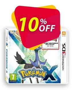 10% OFF Pokémon X 3DS - Game Code Coupon code