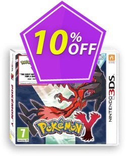 10% OFF Pokémon Y 3DS - Game Code Coupon code
