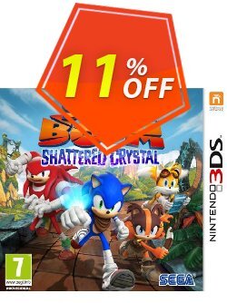 11% OFF Sonic Boom Shattered Crystal 3DS - Game Code Coupon code