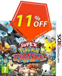 11% OFF Super Pokémon Rumble 3DS - Game Code Coupon code