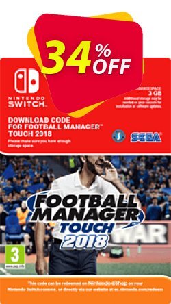 Football Manager - FM Touch 2018 Switch - EU  Coupon discount Football Manager (FM) Touch 2018 Switch (EU) Deal - Football Manager (FM) Touch 2018 Switch (EU) Exclusive Easter Sale offer 