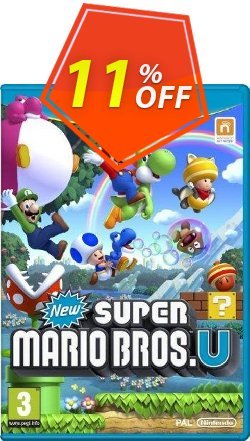 New Super Mario Bros U Wii U - Game Code Coupon discount New Super Mario Bros U Wii U - Game Code Deal - New Super Mario Bros U Wii U - Game Code Exclusive Easter Sale offer 