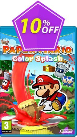 Paper Mario Color Splash Wii U - Game Code Deal