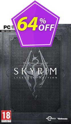 64% OFF The Elder Scrolls V 5: Skyrim Legendary Edition - PC  Discount