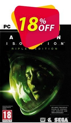 Alien Isolation Ripley Edition PC Coupon discount Alien Isolation Ripley Edition PC Deal - Alien Isolation Ripley Edition PC Exclusive Easter Sale offer 