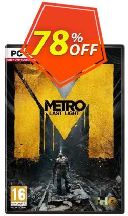 78% OFF Metro Last Light - PC  Discount