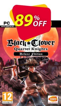 89% OFF Black Clover: Quartet Knights Deluxe Edition PC Discount