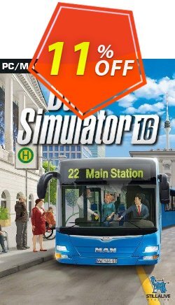 11% OFF Bus Simulator 2016 PC Discount