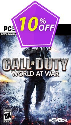 Call of Duty - COD World at War PC Coupon discount Call of Duty (COD) World at War PC Deal - Call of Duty (COD) World at War PC Exclusive Easter Sale offer for iVoicesoft