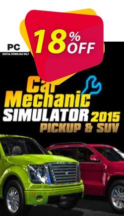 Car Mechanic Simulator 2015 PickUp & SUV PC Coupon discount Car Mechanic Simulator 2015 PickUp &amp; SUV PC Deal - Car Mechanic Simulator 2015 PickUp &amp; SUV PC Exclusive Easter Sale offer 