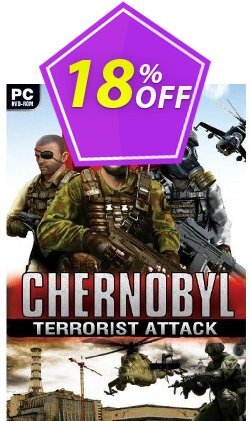 Chernobyl Terrorist Attack - PC Coupon discount Chernobyl Terrorist Attack (PC) Deal. Promotion: Chernobyl Terrorist Attack (PC) Exclusive Easter Sale offer for iVoicesoft