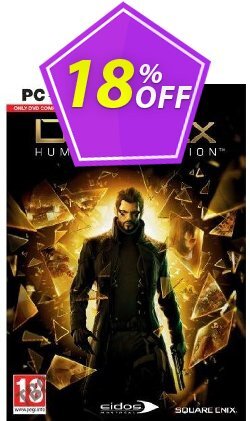 18% OFF Deus Ex: Human Revolution - PC  Discount